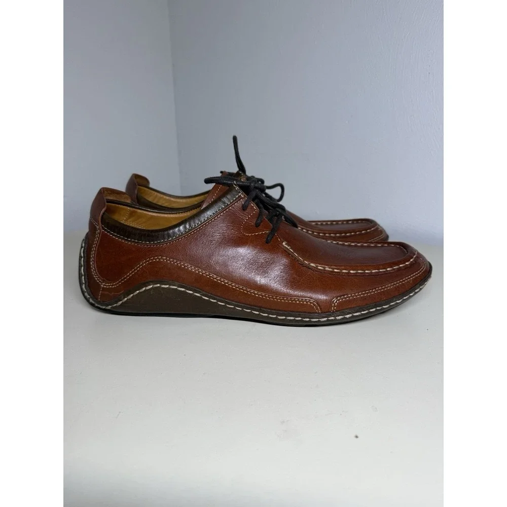 Cole Haan Mens NikeAir G Series Sz 10 M 5042176 Brown Leather Loafer Shoes